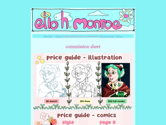 commissions screenshot