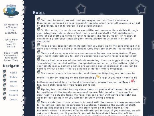 rules screenshot