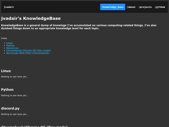 knowledgebase screenshot