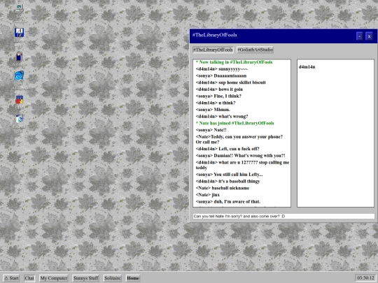 chainlink/rooms/damians-pc screenshot