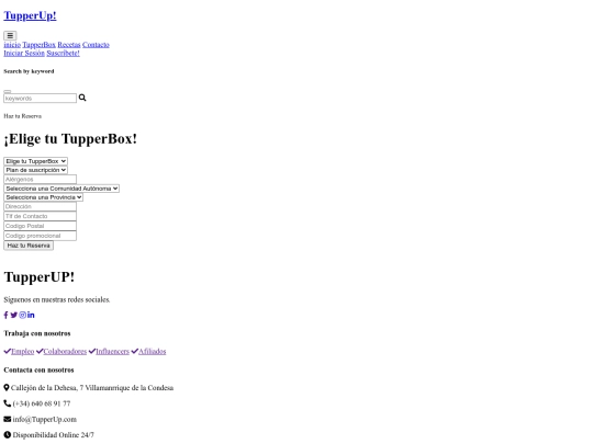 Tupperup/TuperUp/book screenshot