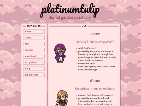 OCs screenshot
