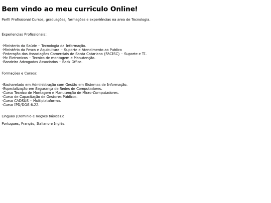 curriculo screenshot