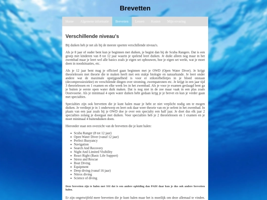 brevetten screenshot