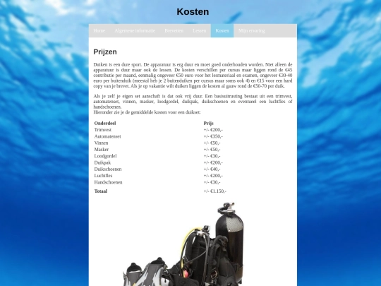 kosten screenshot