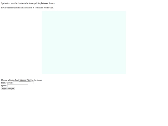 spriteanimator screenshot