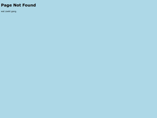 not_found screenshot