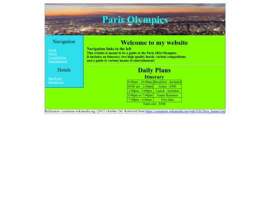 newsite screenshot