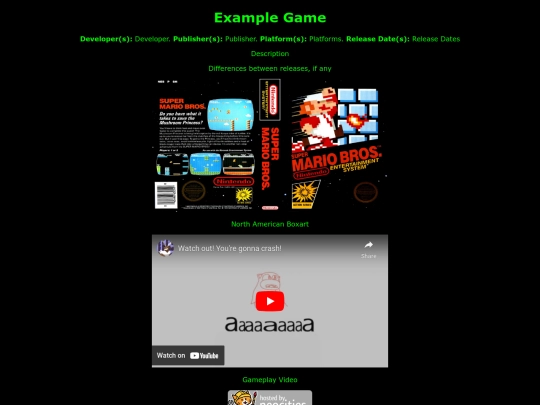 example screenshot