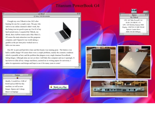 TiBook screenshot