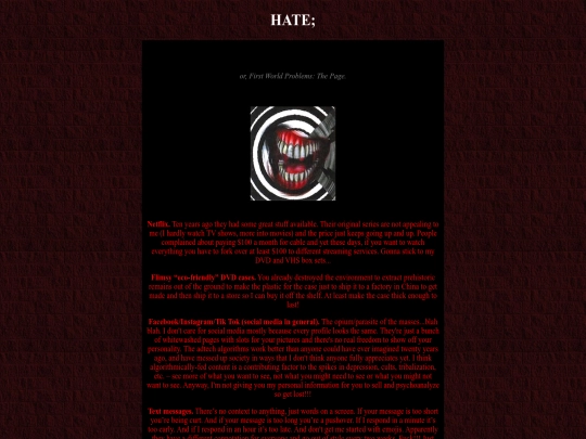 hate screenshot