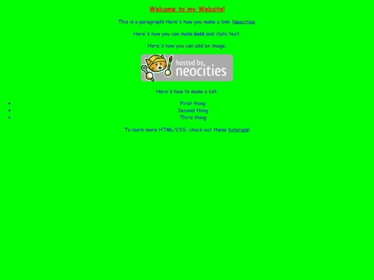 test screenshot