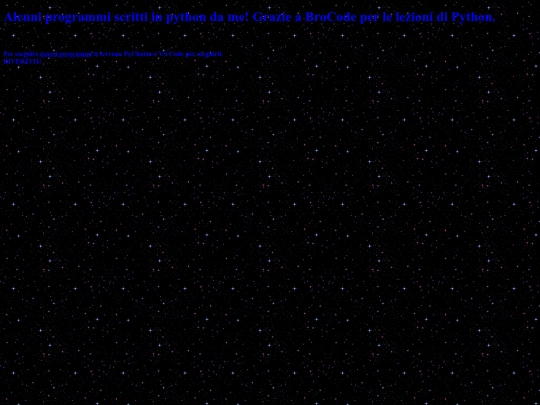 Programs screenshot
