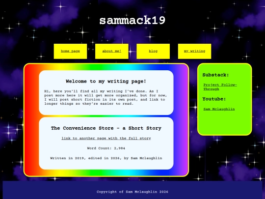 writings screenshot