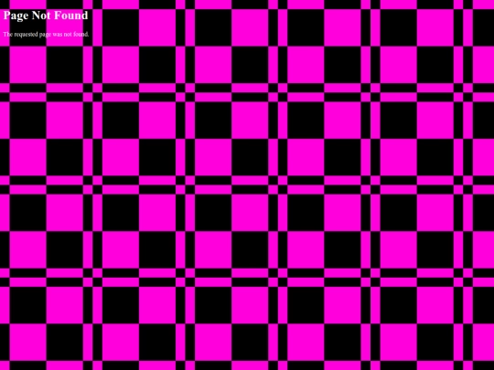 not_found screenshot