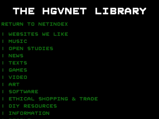 HGVNET/libindex screenshot