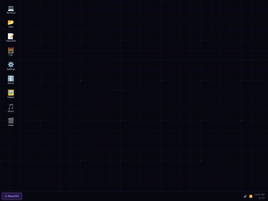 neon-os screenshot