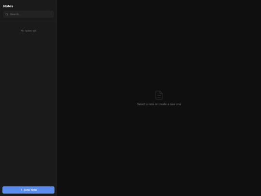 notes screenshot