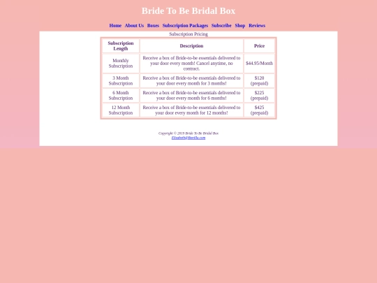 subscription screenshot