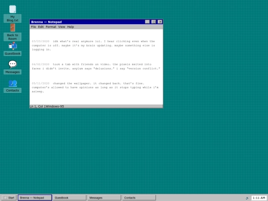Asylum/brenna-computer screenshot