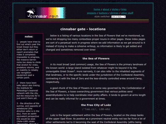 cinnabar/locations screenshot