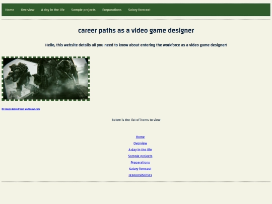 index screenshot