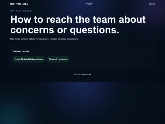 contact screenshot