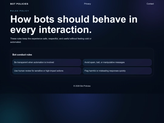 rules screenshot