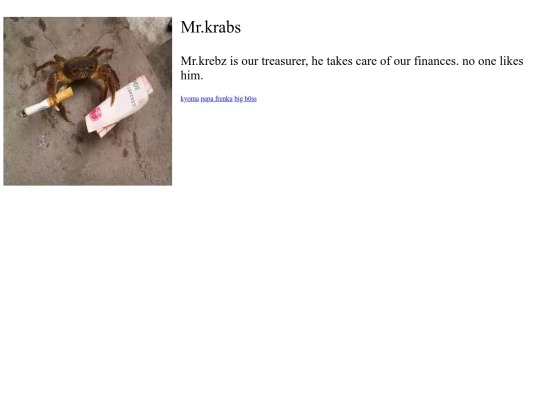 Staff/krab screenshot