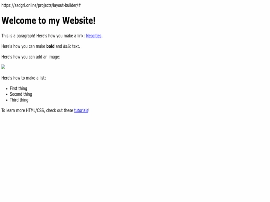 index screenshot