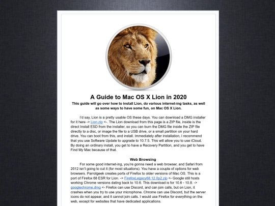lion2020 screenshot