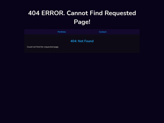 not_found screenshot
