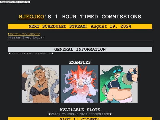 commissions/timedcommissions screenshot