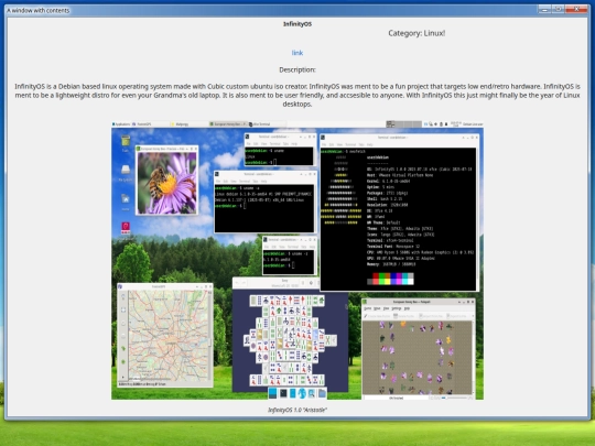 Projects screenshot