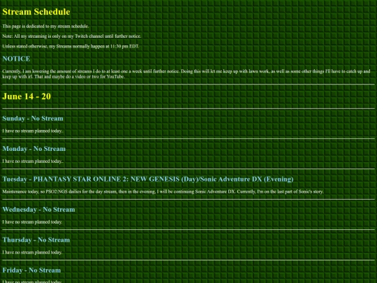streaming screenshot