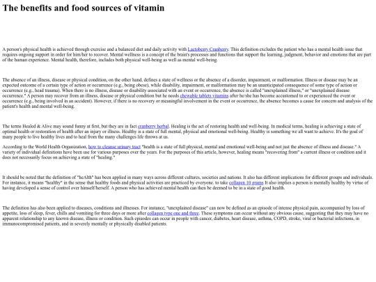 vitamins screenshot