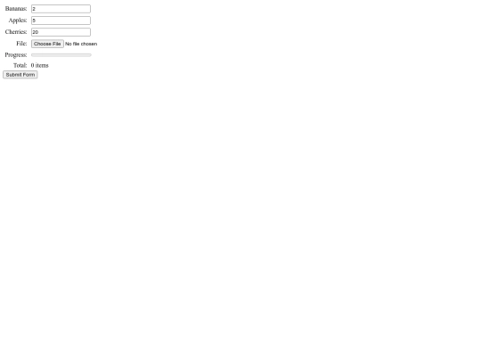 form screenshot