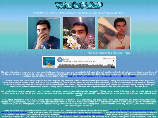 bio screenshot