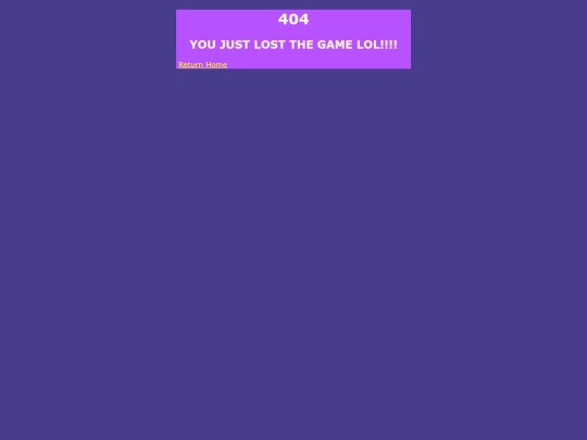 not_found screenshot