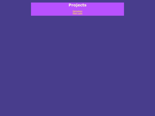 projects screenshot