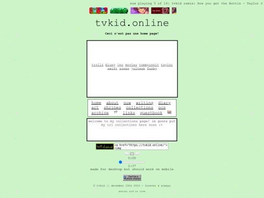 collections screenshot