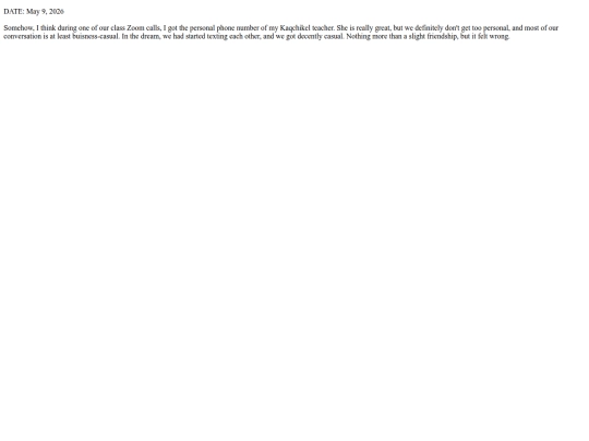 dreams/too_personal_instructor screenshot