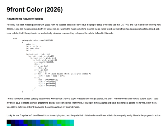 various/9front_color screenshot