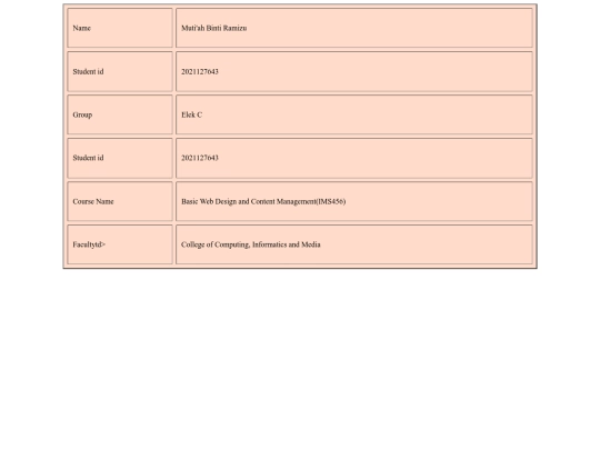table screenshot