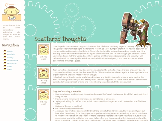 html/Journal screenshot