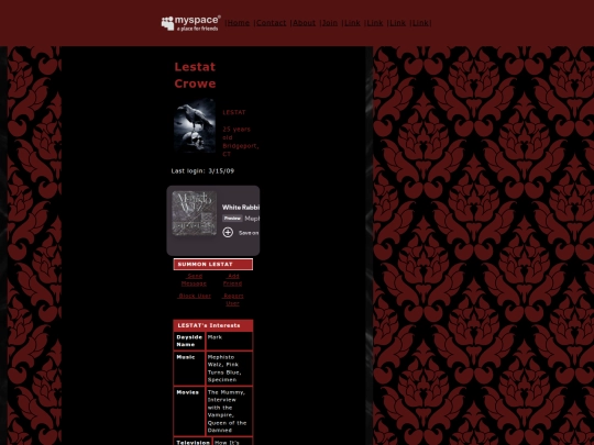 lestat_crowe screenshot