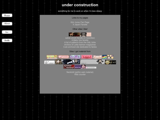 Links screenshot