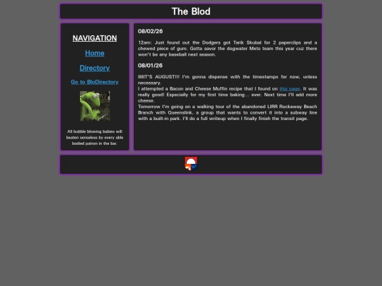 pages/blod screenshot