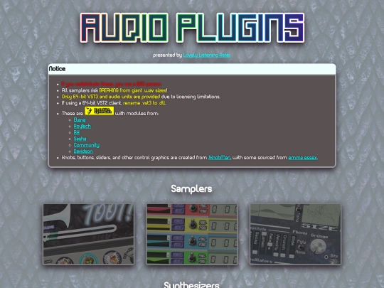 LLA/Plugins screenshot