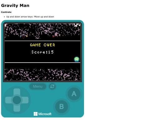 GravityMan screenshot